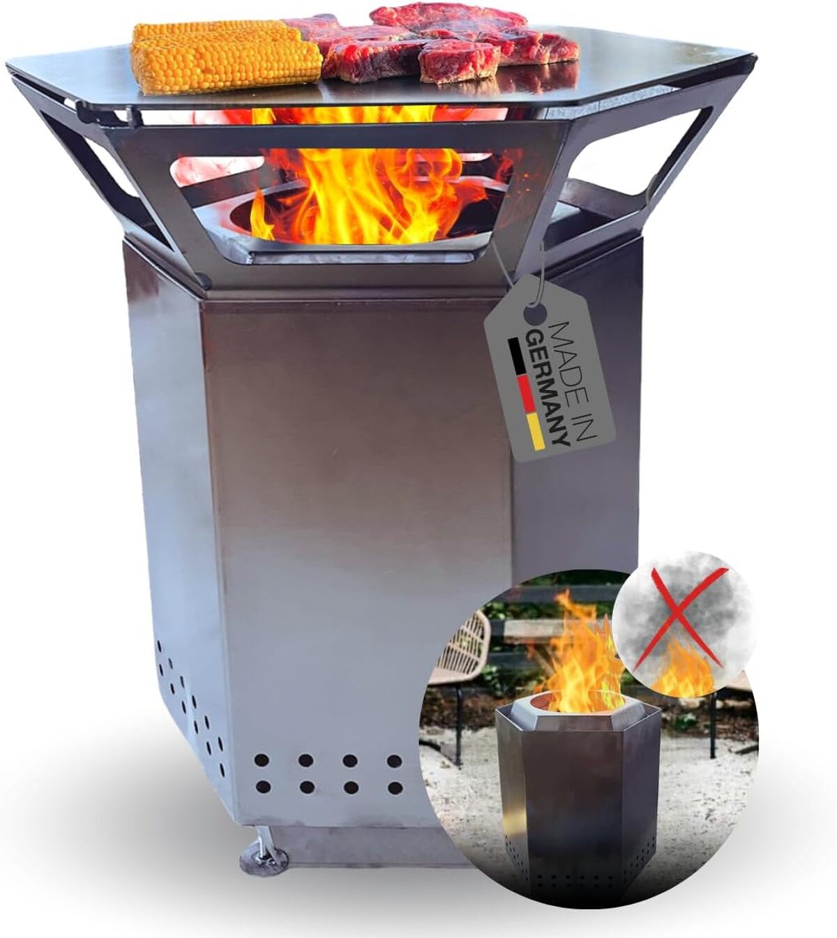 Test du brasero Terma Smofree 1.0 : un barbecue innovant pour terrasse et jardin