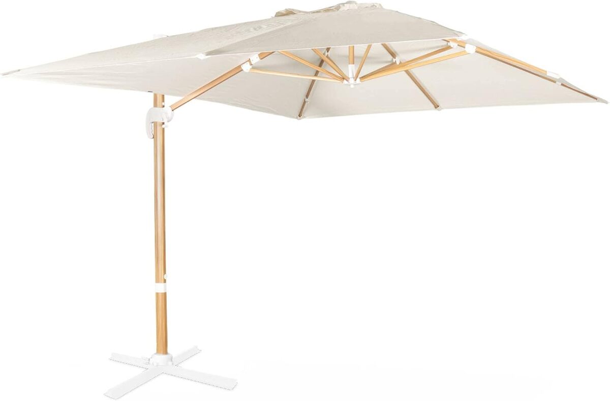 Test du parasol déporté Alice's Garden Wimereux 3x4m