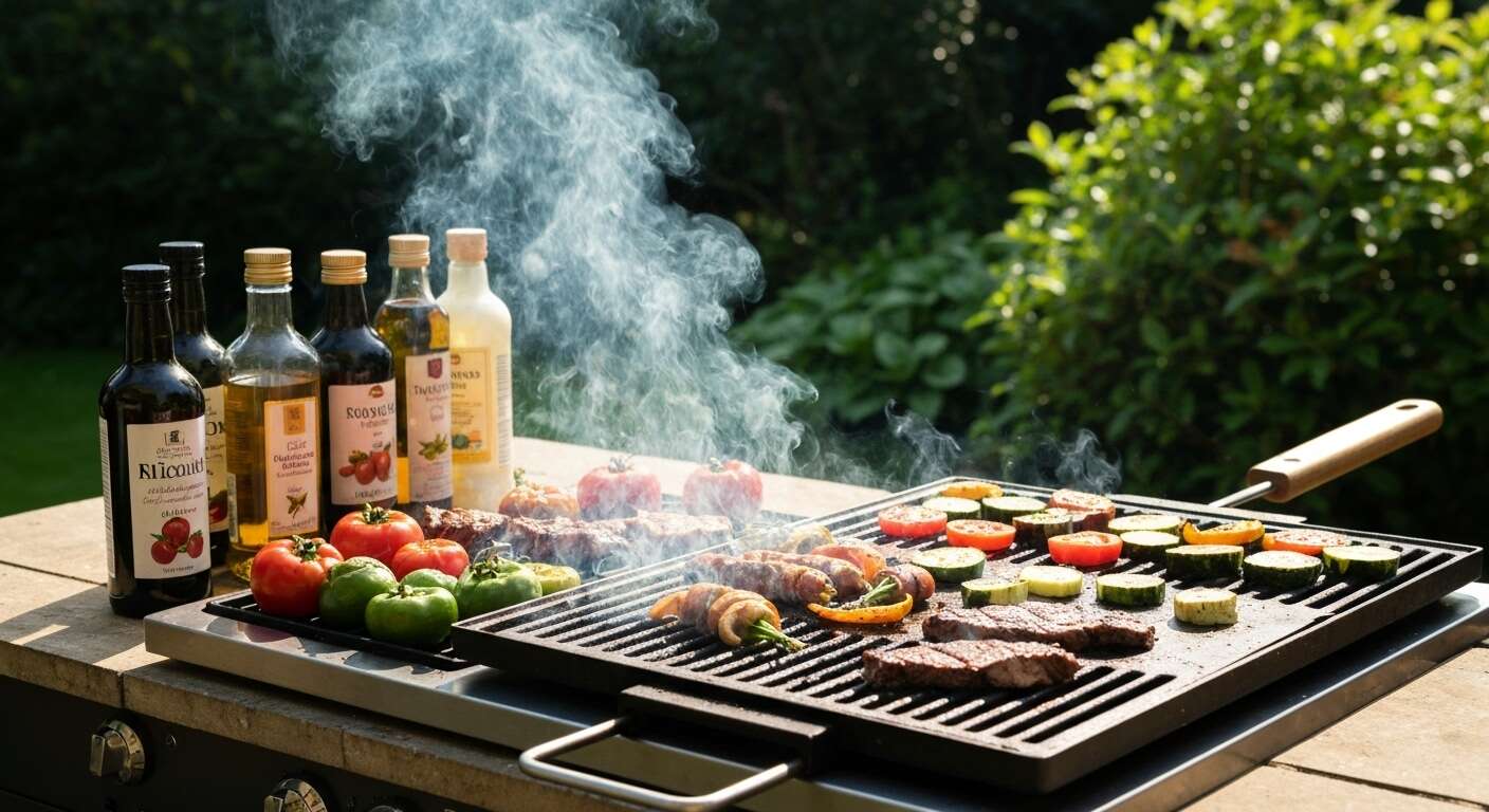 Choisir la bonne huile pour cuisiner sur une plancha