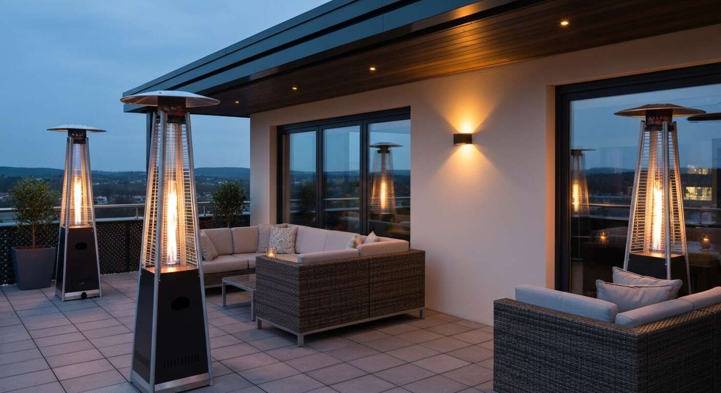 Tendances actuelles du chauffage ext&eacute;rieur pour terrasses