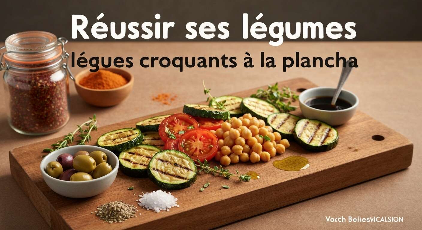 Réussir ses légumes croquants à la plancha