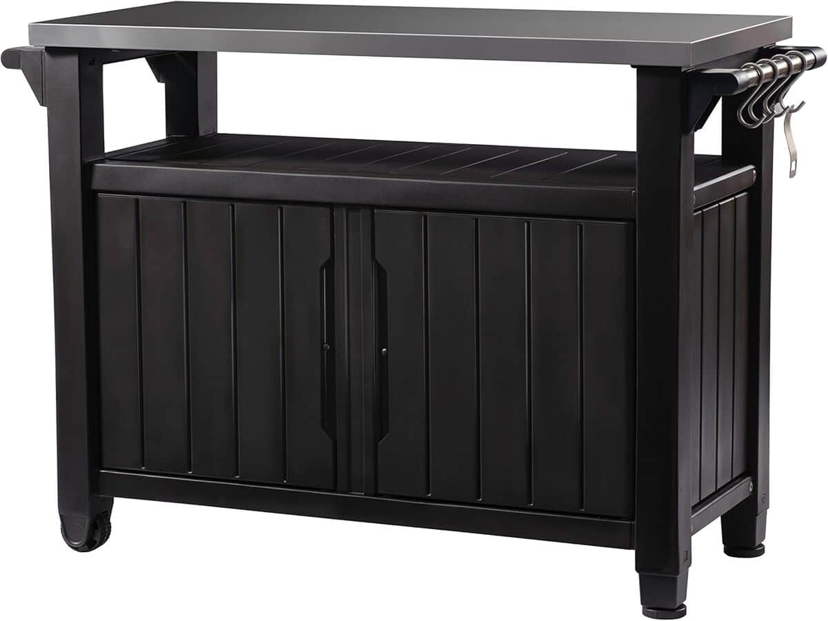 Test de la table coffre Keter pour barbecue 298 l