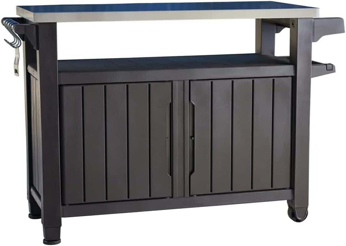 Test : desserte barbecue gris Keter Unity XL