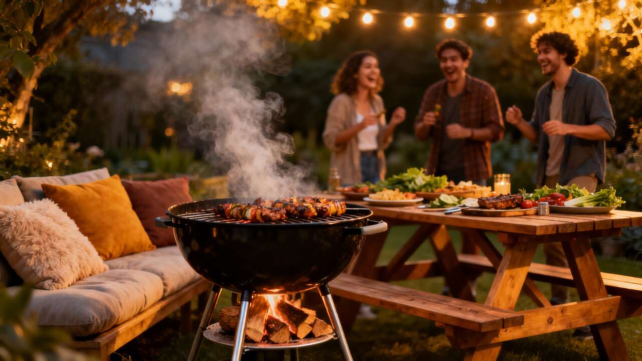 Préparer une soirée parfaite avec un barbecue à bois