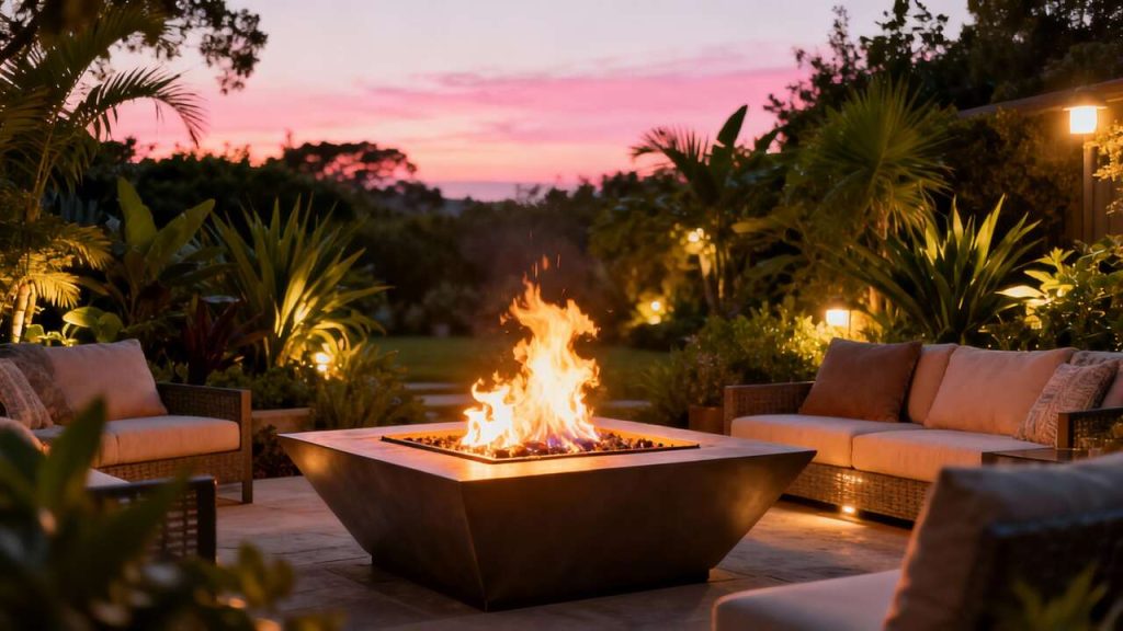 Profiter du jardin avec un brasero à gaz