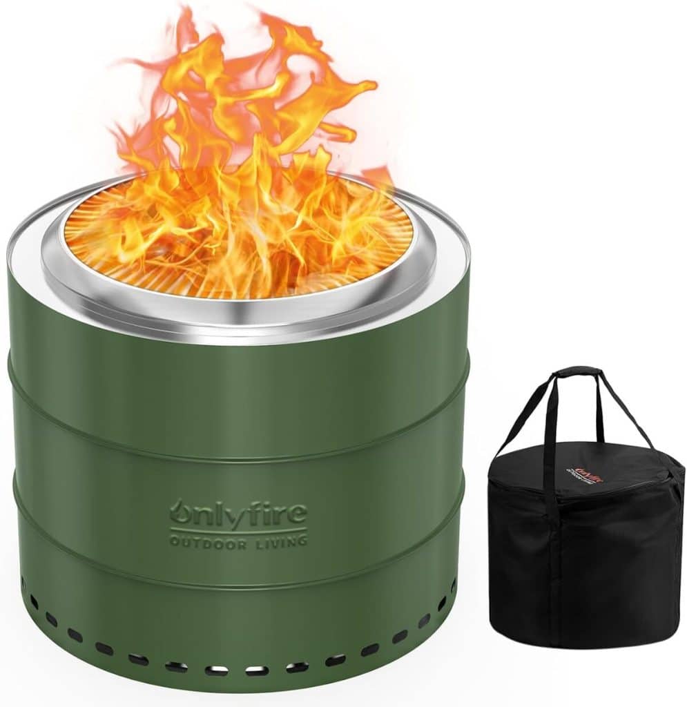 Test du brasero sans fumée onlyfire : efficacité et élégance en extérieur