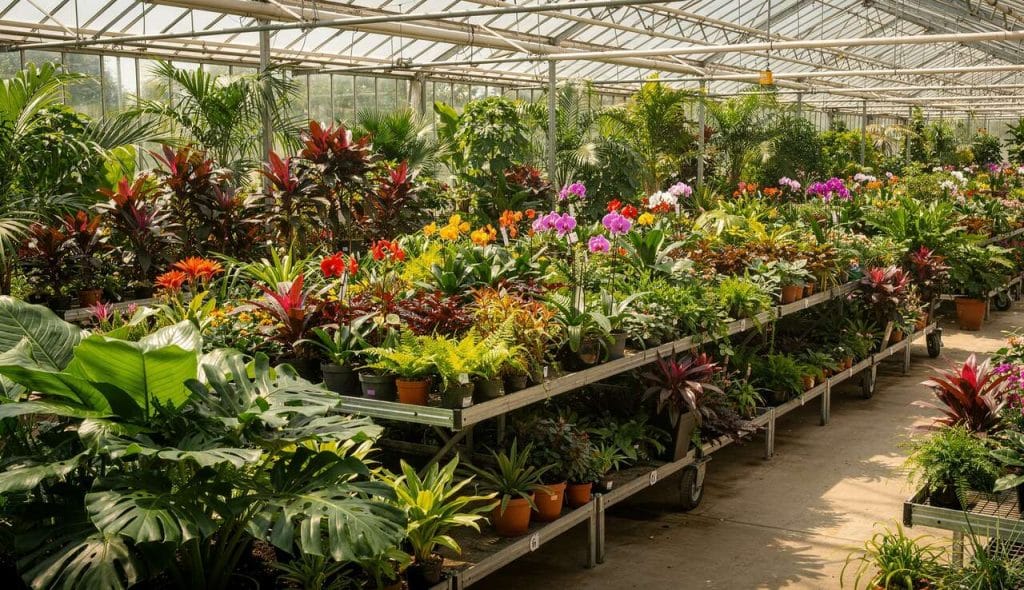 Grande pépinière à Pluguffan : spécialistes des plantes exotiques