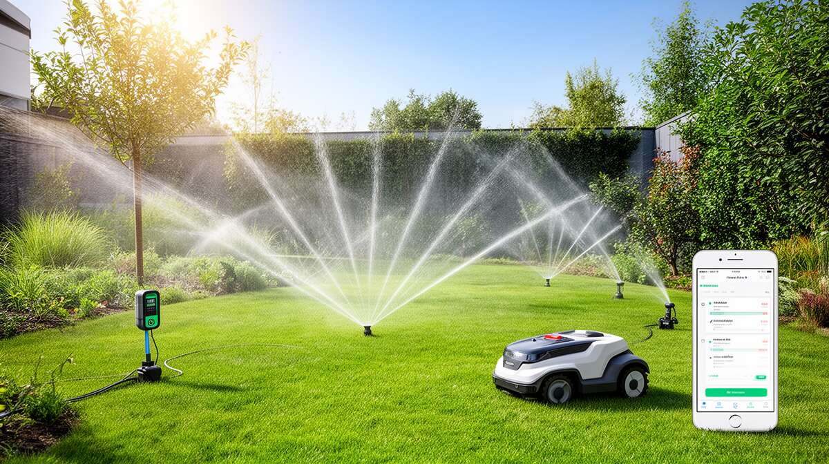 Optimiser l'arrosage et la tonte grâce à la connectivité Optimiser l'arrosage et la tonte grâce à la connectivité