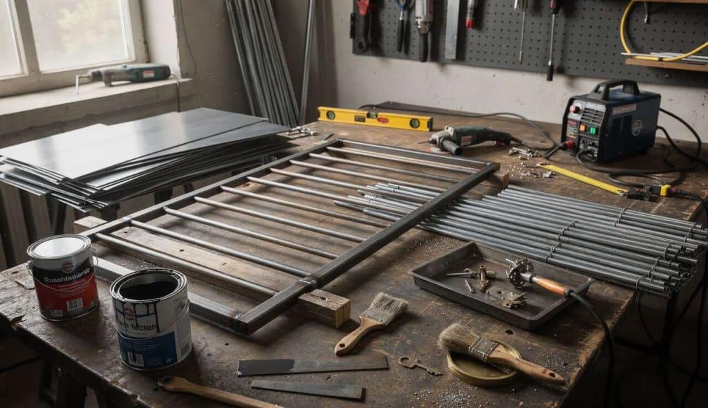 Comment construire un portillon en tôle et acier ?