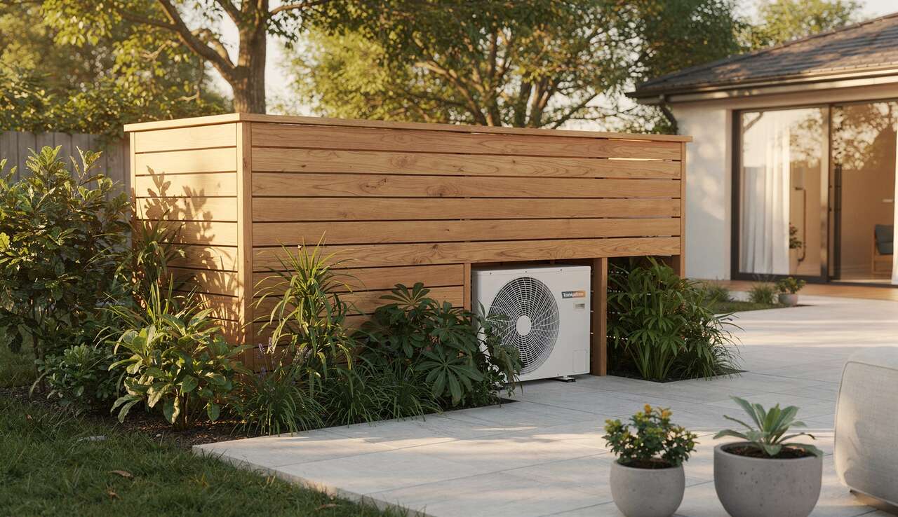 Solutions design pour cacher climatisation et pompe à chaleur