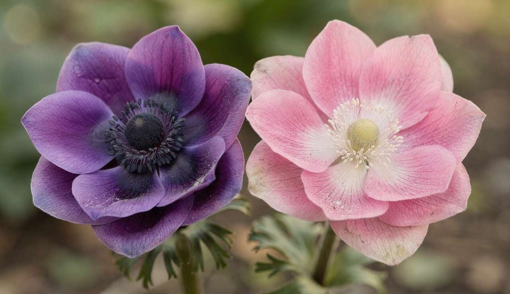 2 grandes variétés d'anémones à découvrir