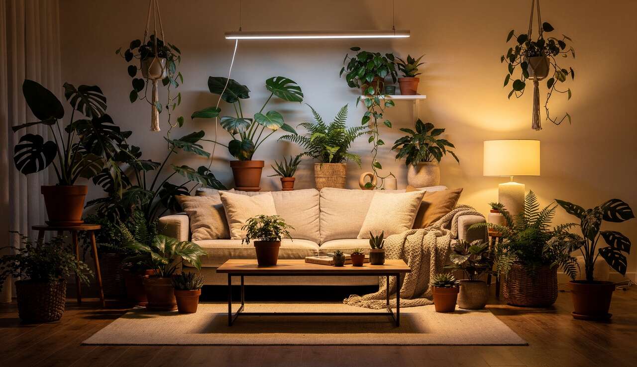 Astuces pour optimiser l'&eacute;clairage artificiel des plantes d'int&eacute;rieur