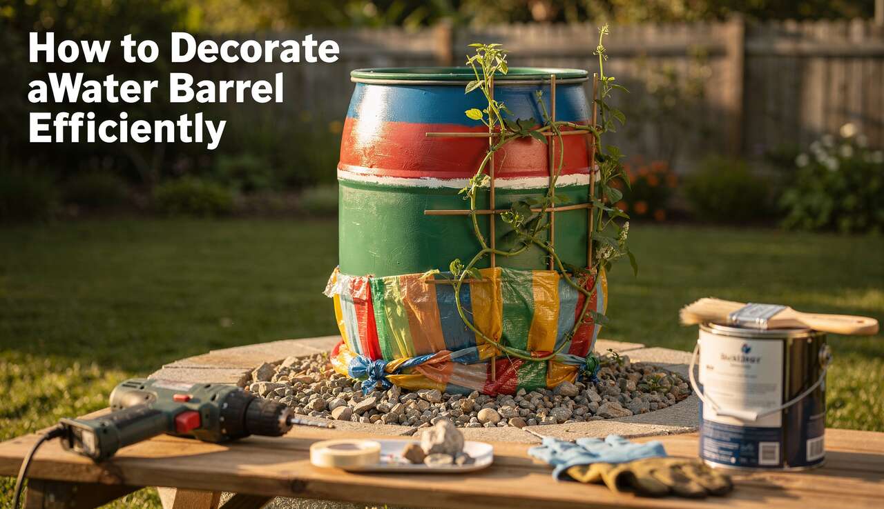 Comment habiller un récupérateur d'eau efficacement ?