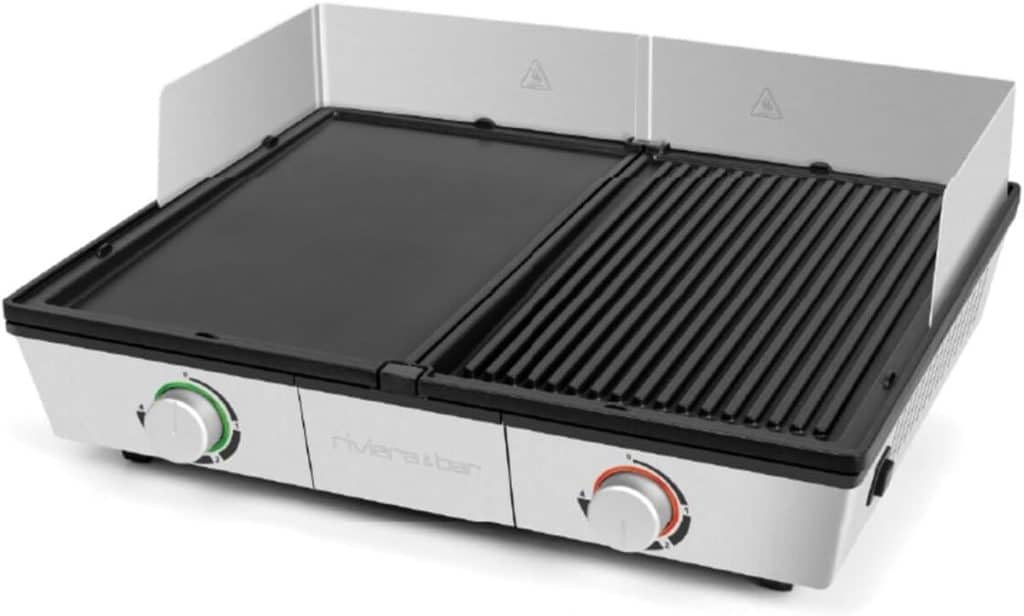Test : combiné plancha grill pro bi-zone riviera&bar