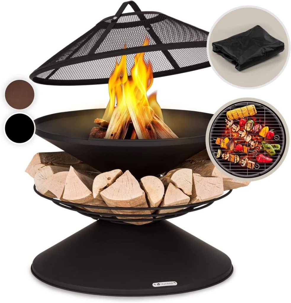 Test du brasero extérieur Blumfeldt : polyvalence et résistance