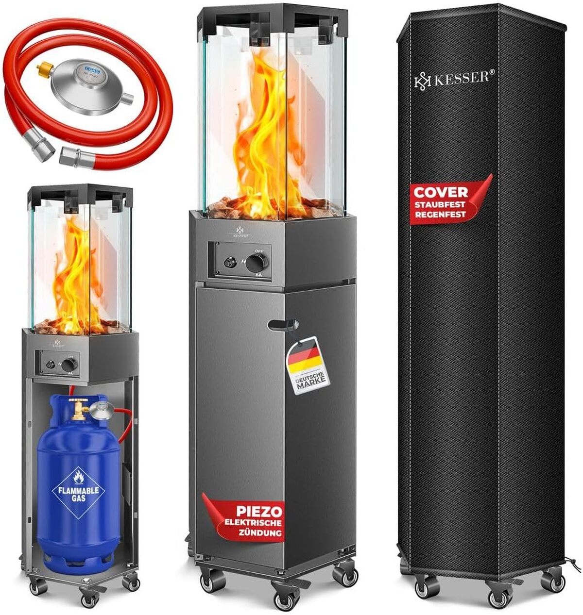 Test du chauffage radiant à gaz Kesser : efficacité et mobilité assurées