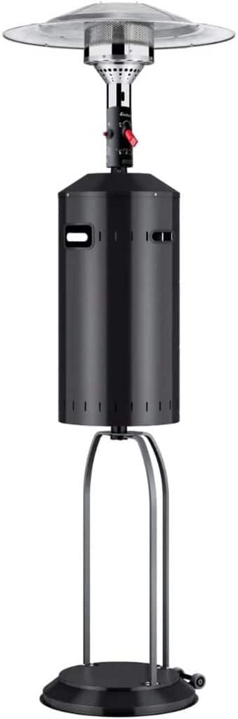 Test du parasol chauffant Favex Cosy Élégance Noir : puissance et élégance pour votre extérieur