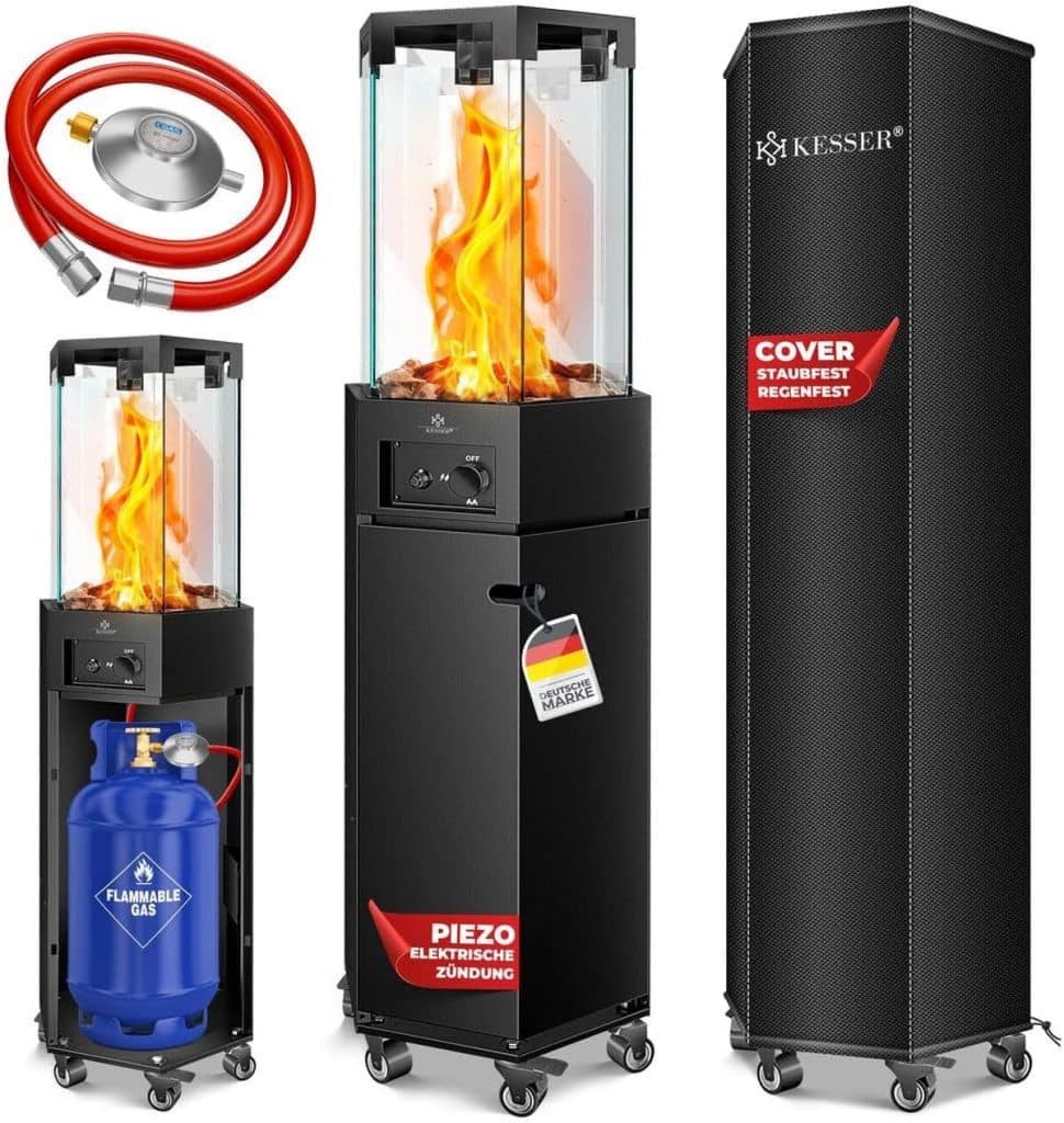 Test Kesser : chauffage radiant à gaz avec housse de protection