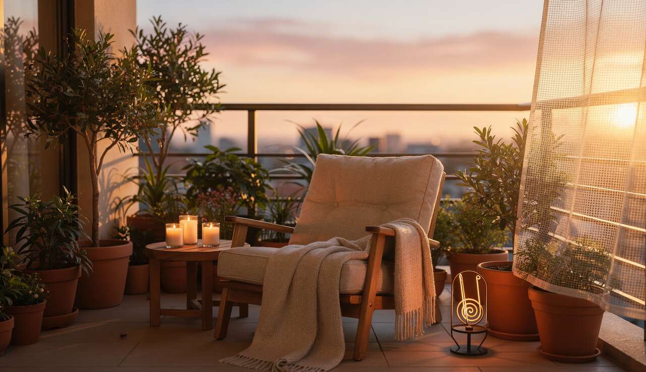 Profiter d'un balcon sans insectes