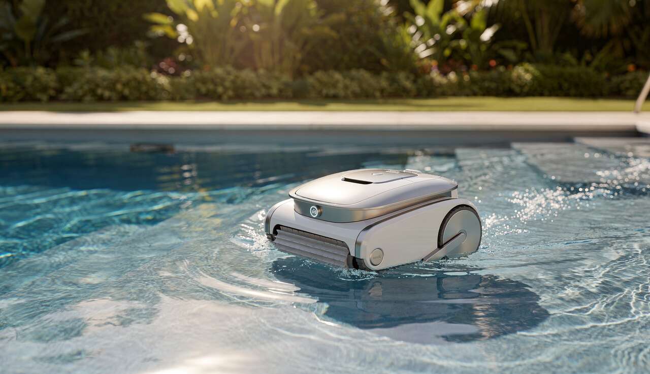 Zoom sur le robot nettoyeur piscine sans fil