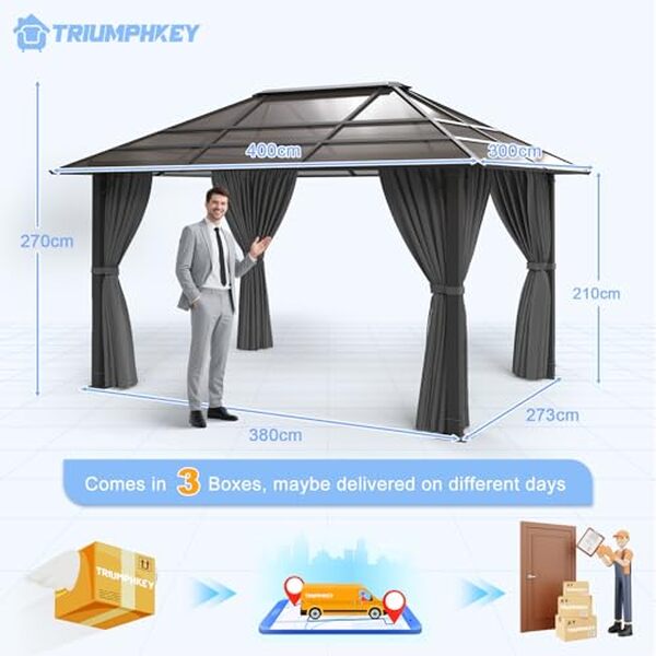 Découvrez notre test complet de la tonnelle Triumphkey 3x4 en aluminium : imperméabilité, robustesse et design moderne pour vos espaces extérieurs.