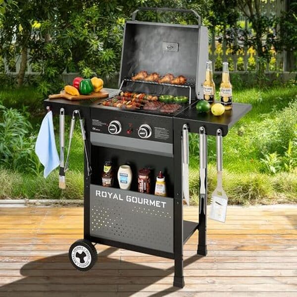 Découvrez notre test complet du barbecue Royal Gourmet 2 brûleurs sur chariot 5 KW et explorez ses performances de cuisson et sa praticité exceptionnelle.
