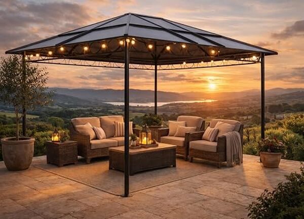 Découvrez le guide complet du modèle Quikk Star : qualité, installation et conseils pour profiter de cette tonnelle en métal 3 x 3, 6 m