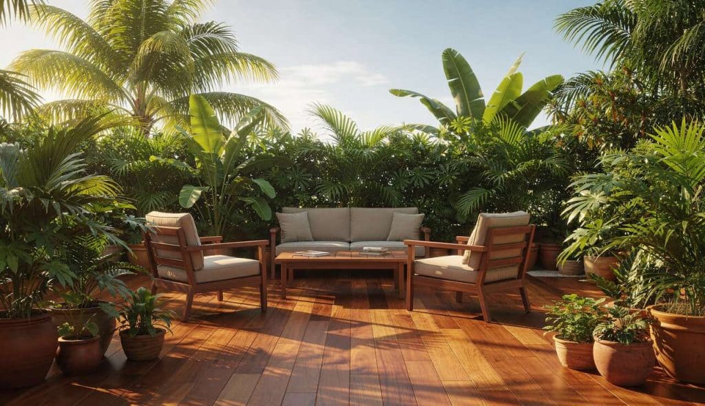 Terrasse en bois exotique : choisir le bon matériau