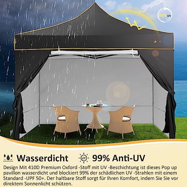 Découvrez pourquoi l'hotel tonnelle pliante 3x3 est l'abri idéal pour réussir tous vos événements extérieurs, en combinant praticité et protection.
