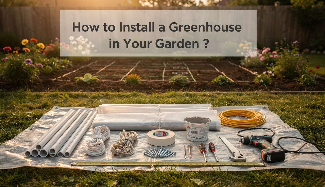 Comment installer une serre dans votre jardin ?