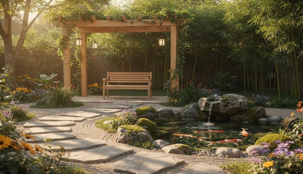Créer une ambiance zen au jardin