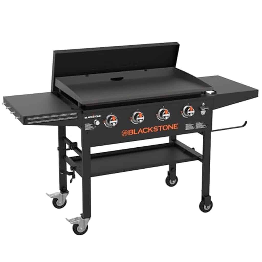 Test de la plancha Griddle 4 brûleurs avec couvercle