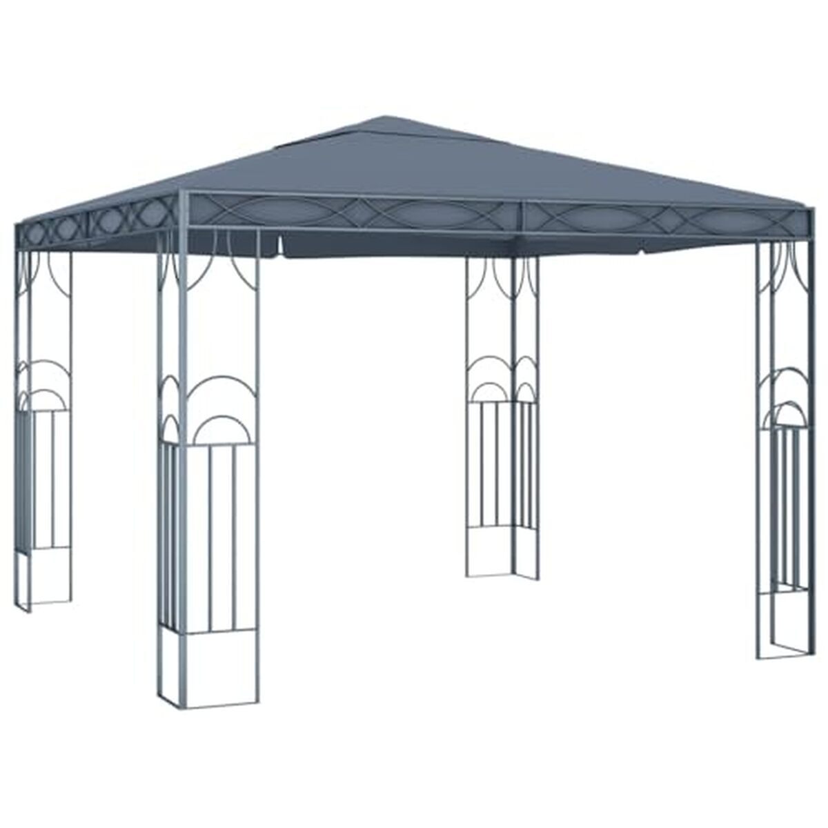 Test de la tonnelle de jardin hivernale AUVYI 300x300 cm anthracite