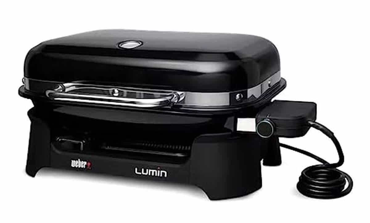 Test du barbecue électrique Weber Lumin Black