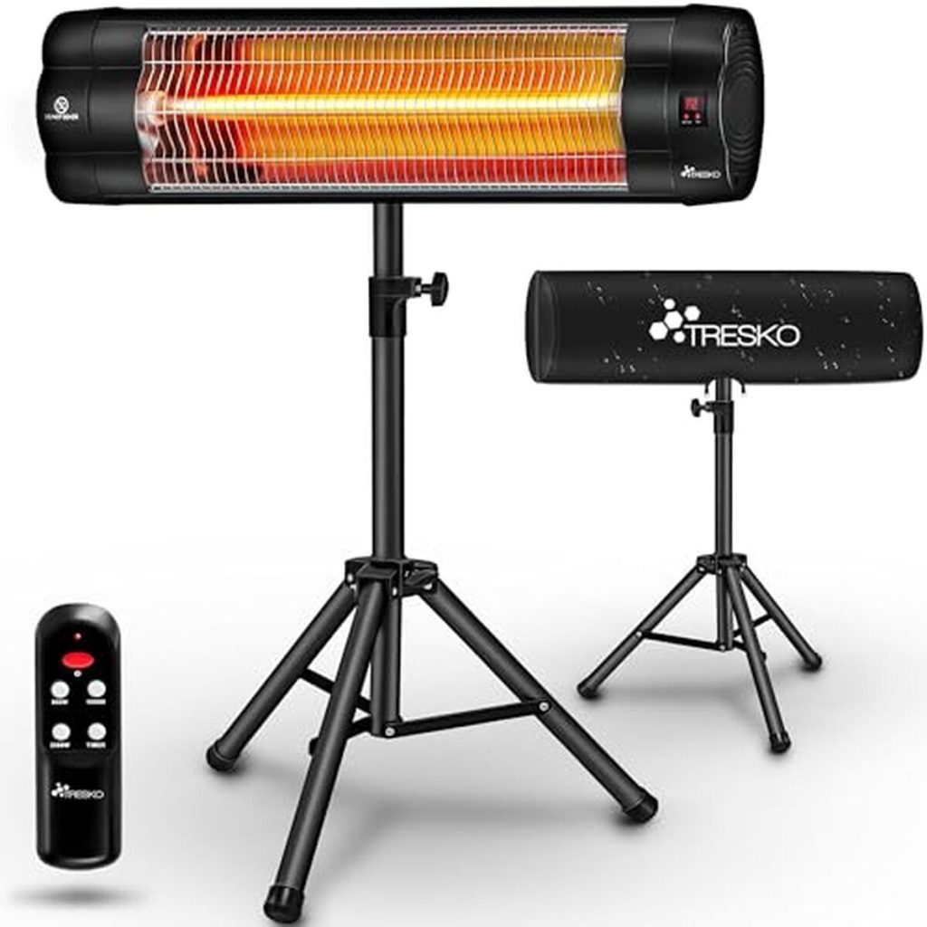 Test du chauffage infrarouge TRESKO 2500W avec télécommande