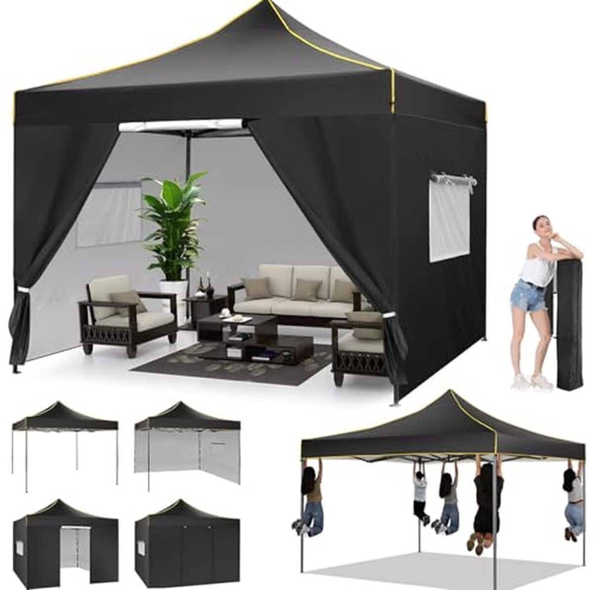 Test : hoteel tonnelle pliante 3x3, l'abri idéal pour vos événements en plein air