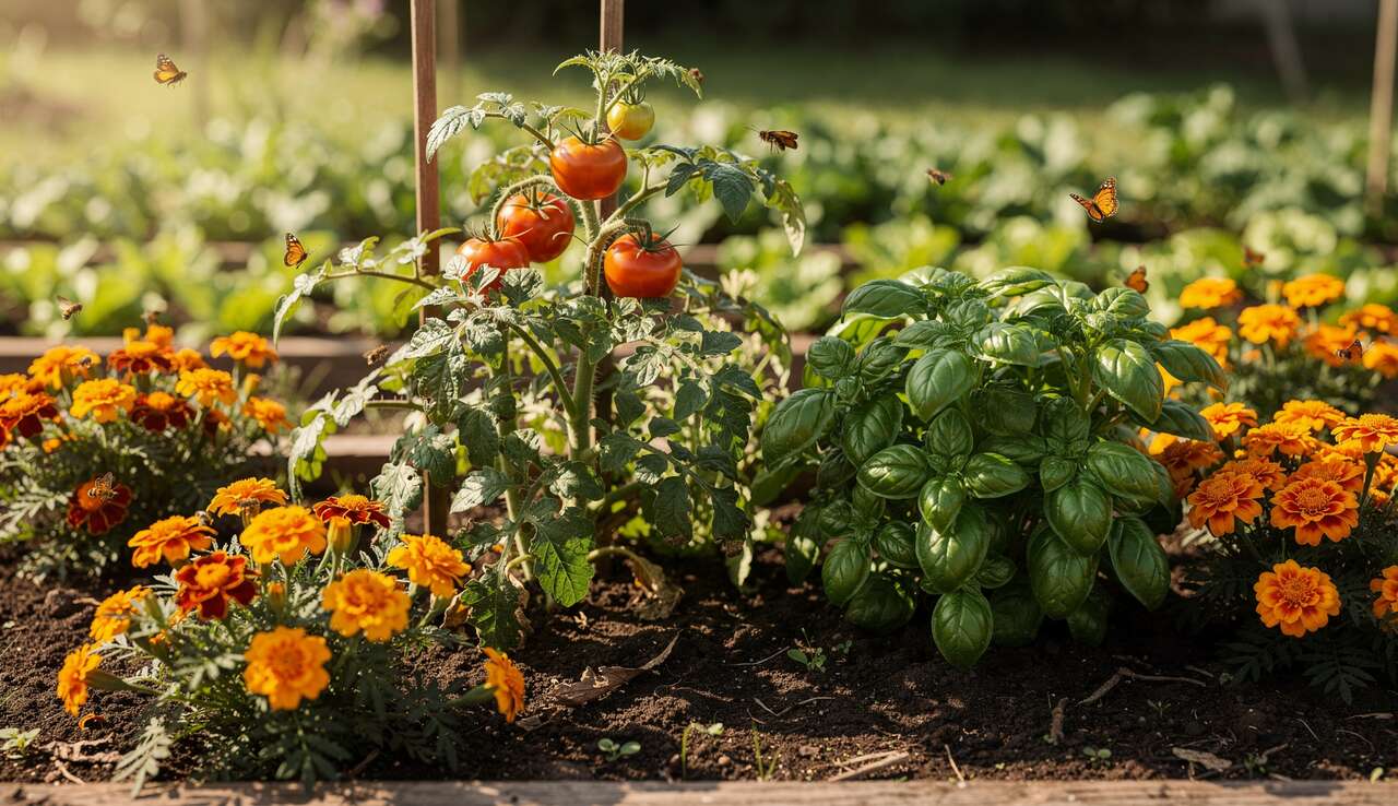 Les plantes compagnes pour &eacute;conomiser de l'espace