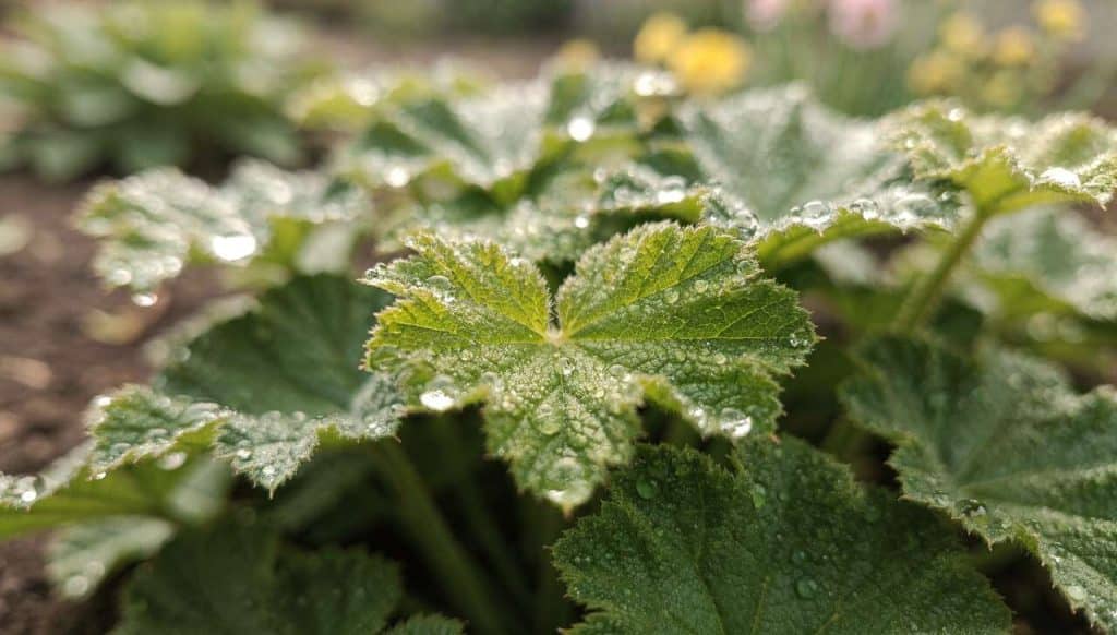 Plantation et entretien de l'alchémille