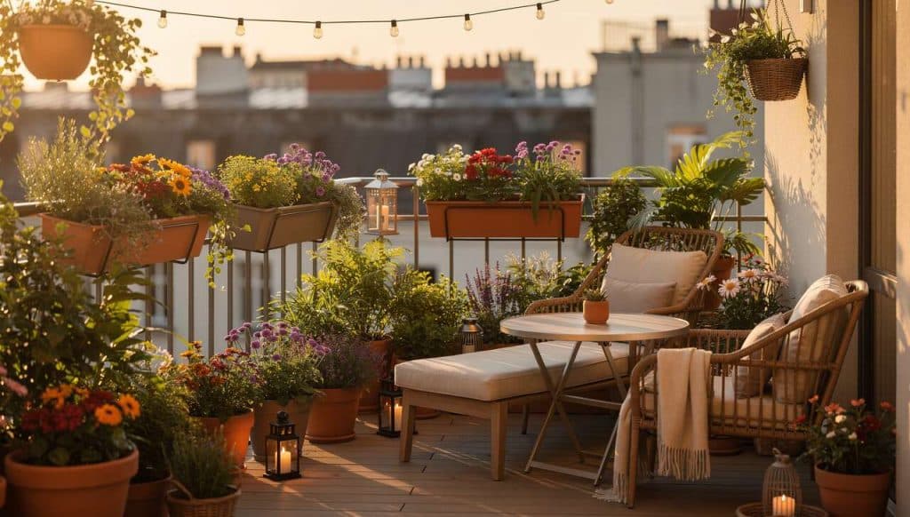 Aménager terrasse ou balcon : créer un espace fleuri