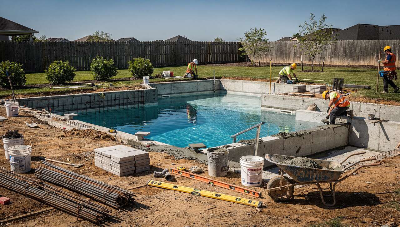Combien coûte la construction d'une piscine ?