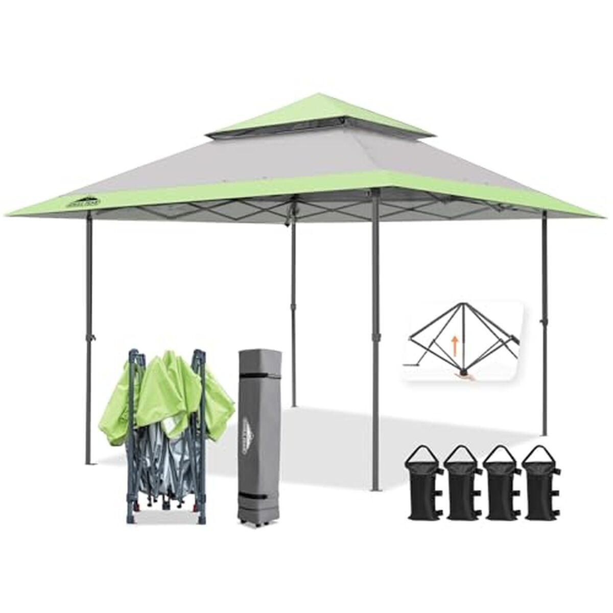 Test de la tonnelle de jardin EAGLE PEAK 4x4m imperméable