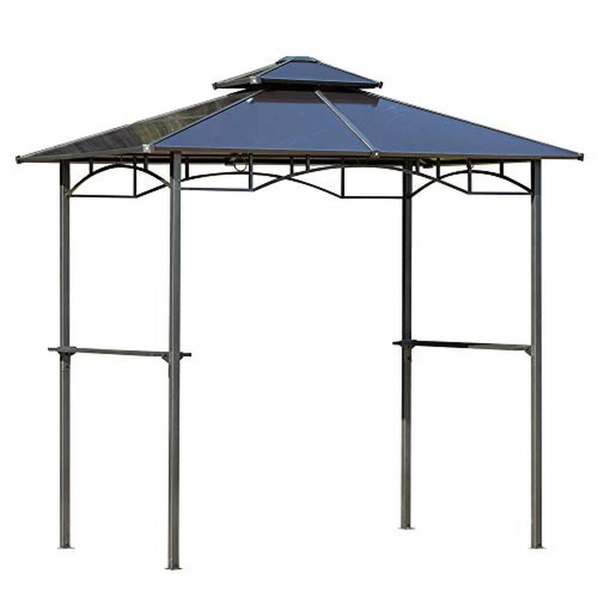 Test de la tonnelle Outsunny Steakhouse : abri barbecue polyvalent