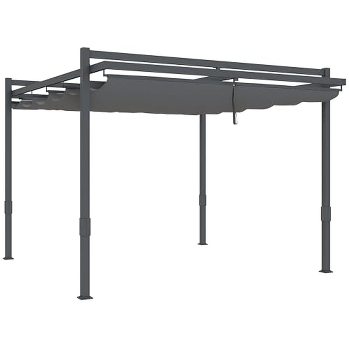 Test : pergola Outsunny avec toit coulissant