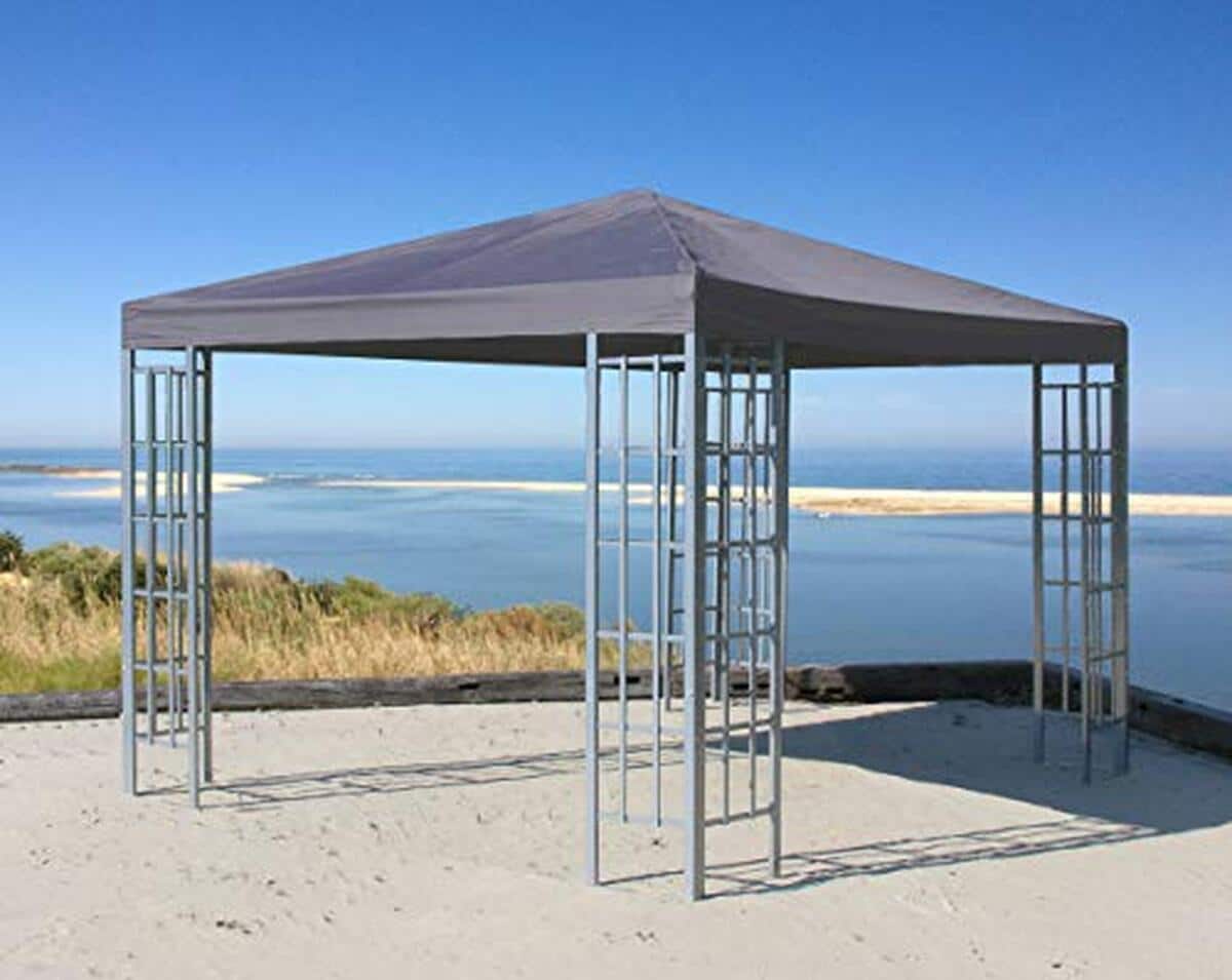 Test de la tonnelle de jardin Quick-Star Rank 3x3 m anthracite