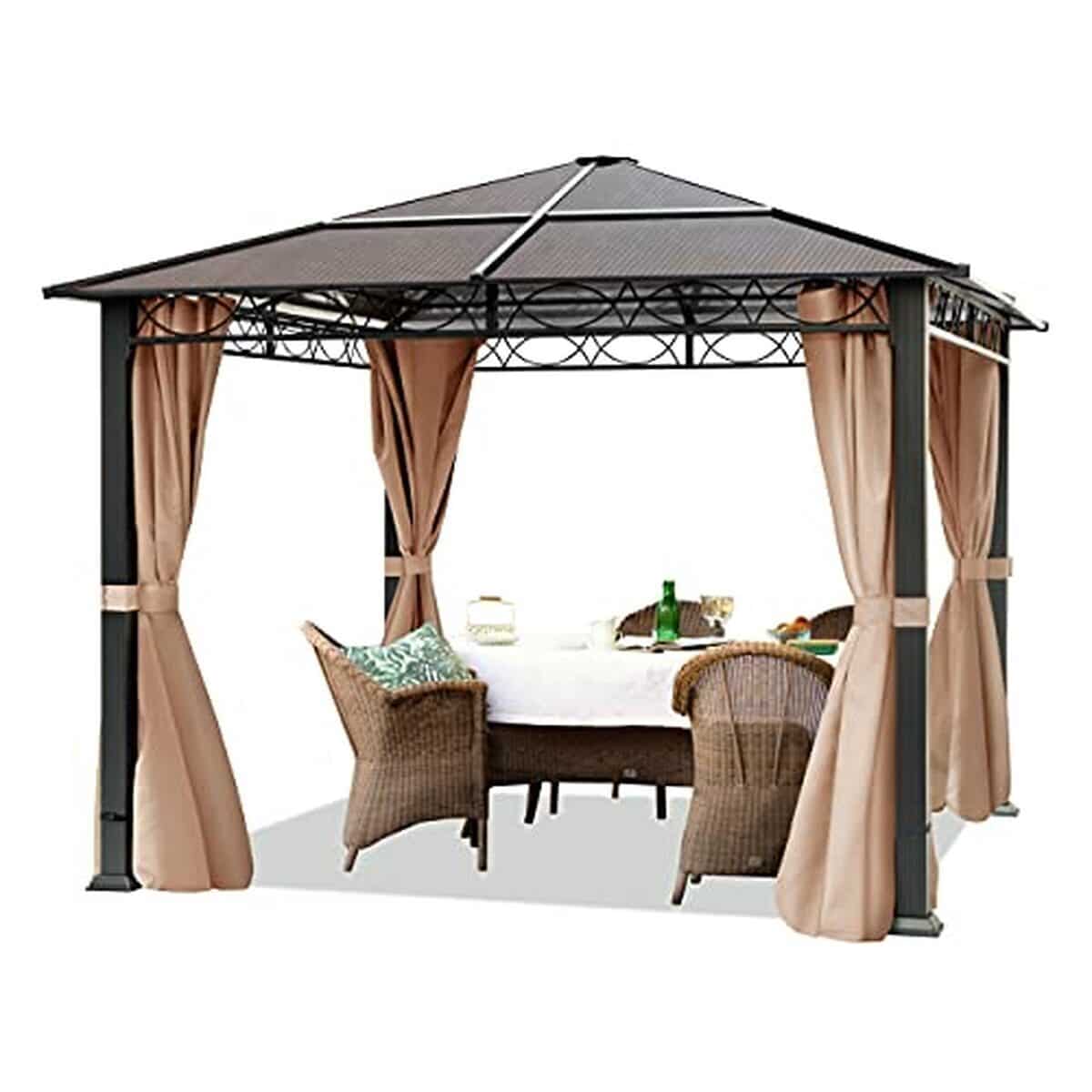 Test du pavillon Deluxe : abri de jardin 3x3 m imperméable