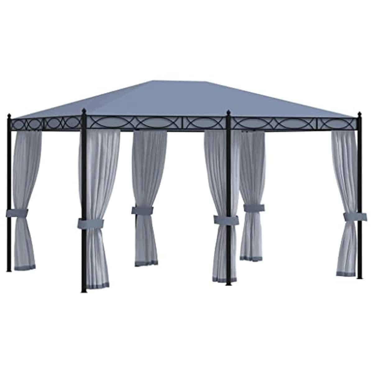 Test : tonnelle 3x4 m anthracite vidaXL – avis et comparatif