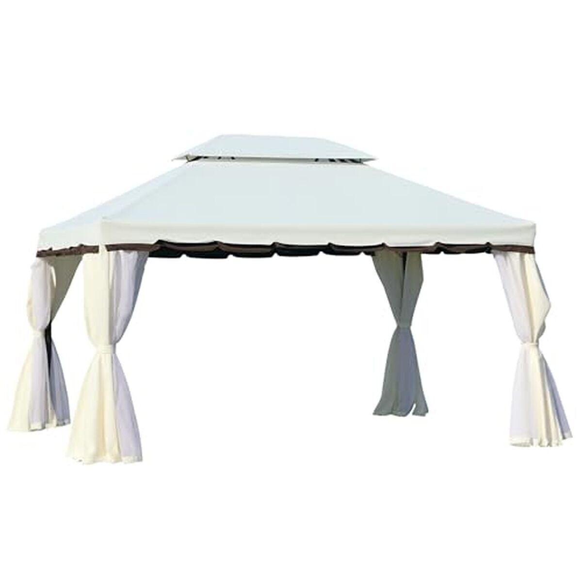 Test : tonnelle Outsunny 4x3 m avec moustiquaires