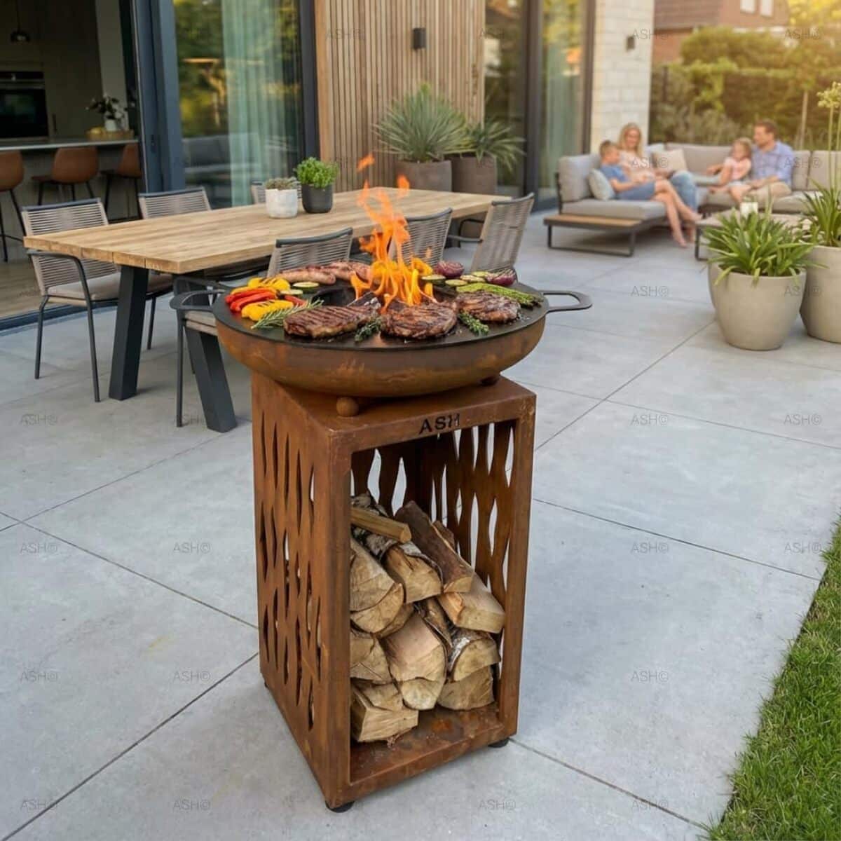 Test plancha acier corten : le BBQ extérieur élégant et pratique